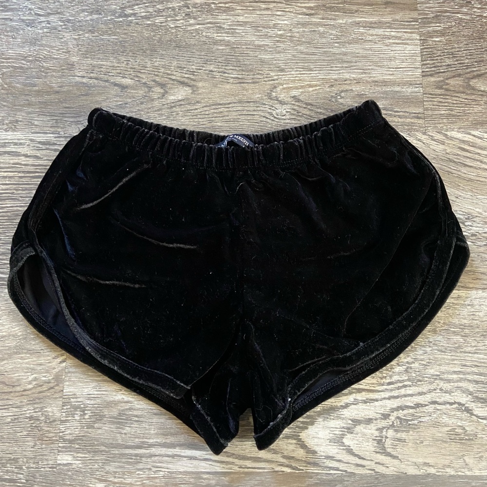 Brandy velvet shorts